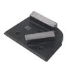 3pcs 6mm Bore Thread Diamond Grinding Shoes 2 Teeth Polishing Shoes Block  Concrete Floor Grinding