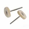 5/10/20 Pcs Metal Grinding Polishing Polishing Wheel Brush Kit, 25mm Rotary Brush and 25mm Round Felt for Rotating Tools