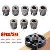 8Pcs/Set Carpentry Tool Bushing Dowelling Jig For Woodworking Wooden Drilling Guide Locator