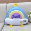 New kindergarten schoolbag Korean version of foreign style rainbow bear backpack cute EVA hard shell backpack