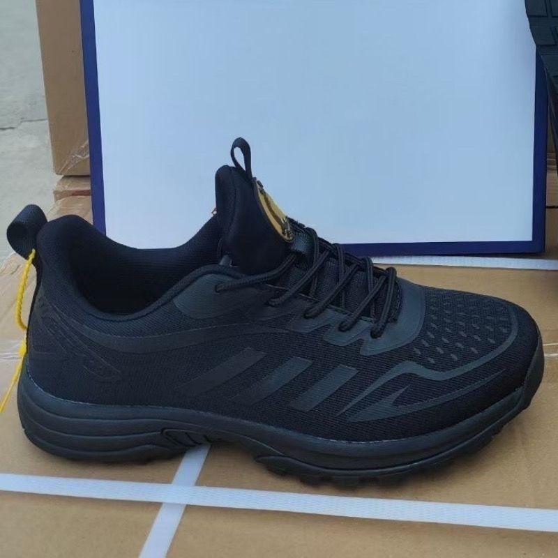 The third generation emergency rescue fire black training men's spring and autumn soft-soled sports shoes outdoor non-slip security shoes