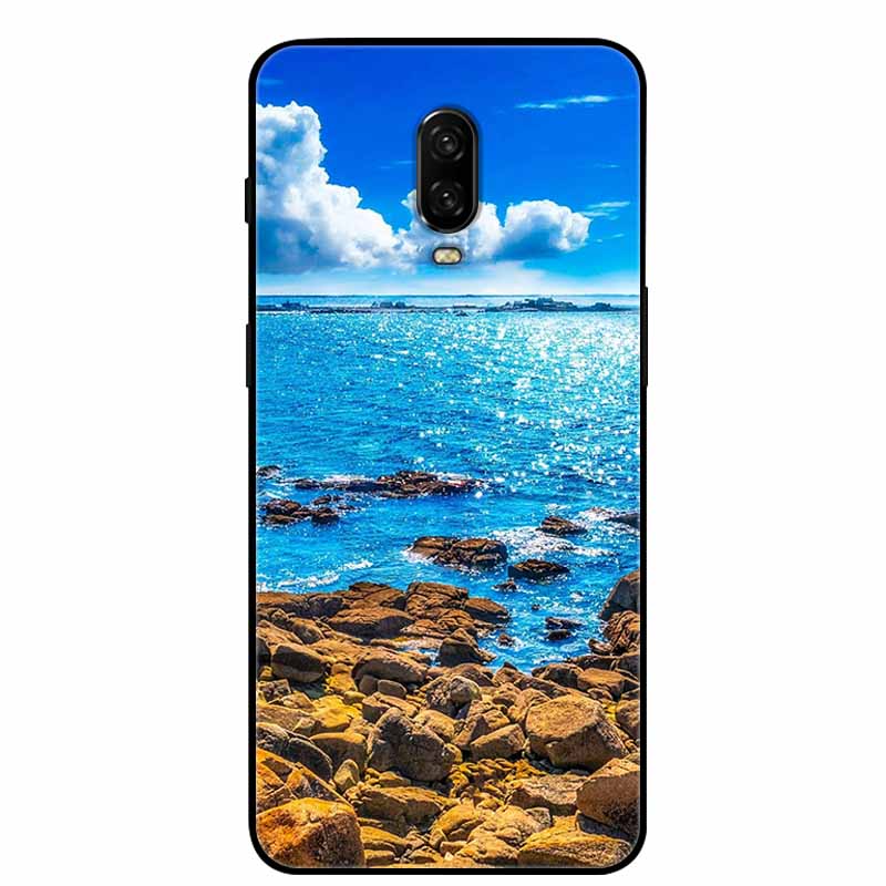 For Oneplus 6T Case Silicone Lovely TPU Soft Phone Cover for One Plus 6 6T Protective Back Shells oneplus6T Cute Cats Funda Capa