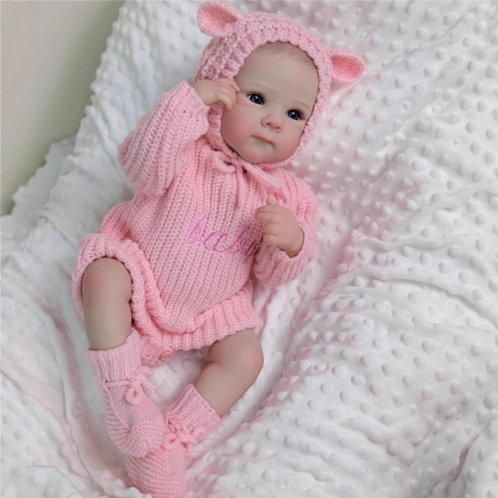 

Lifelike 18 Inch Simulation Reborn Dolls Bettie Soft Siliocne Body Newborn Girl Doll Real Like Cute Rebirth Dolls for Children Birthday Holiday Gifts girl doll