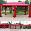 European Outdoor Gazebo Tent: Large, Four-Corner Awning for Courtyards and Carports