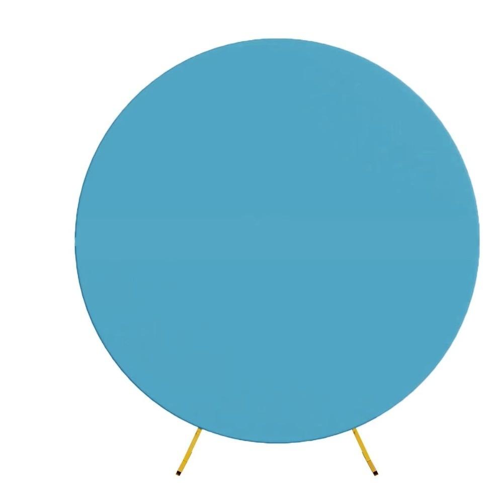 New Pure Color Round Backdrop Cover 4FT Polyester Circle Arch Stand Cover Elastic Stretchy Backdrops Wedding