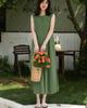 Sueeya Long Sleeveless Maxi Natural Loose Summer Women's Dress, Color, Fit, Flattering, Refreshing, Stylish, Cute, Lined,