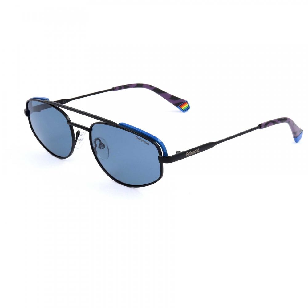 Polaroid Unisex 55mm Black Azure Sunglasses