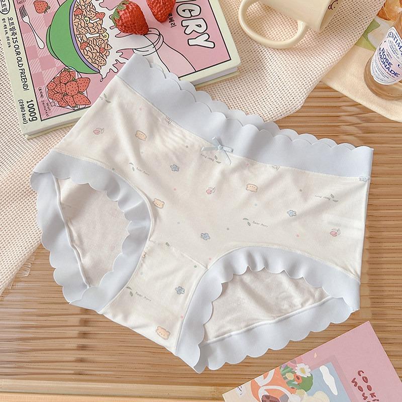 

Women Plus Size Seamless Modal Panties Triangular Underwear With Antibacterial Pure Cotton Crotch XXL