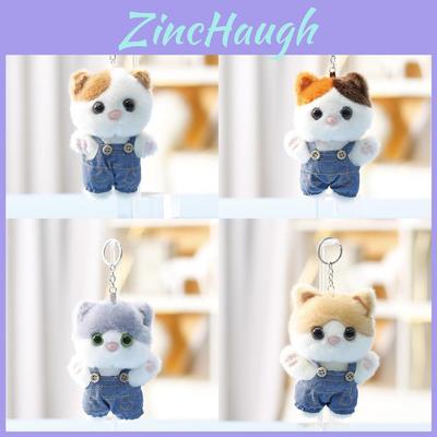 Plush Cat Doll Keychain Gift For Women With Soft Polyester Filling