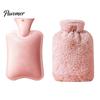 Explosion Proof Water Bag Hot Bottle with Plush Cover, 500/1000/2000ML Leak-proof Bag, Washable Cover Cold Compress Pouch for Shoulder, Back,
