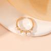 2023 Autumn/Winter Fashion: Women's Trendy Pearl Index Finger Ring - Elegant and Simple Design