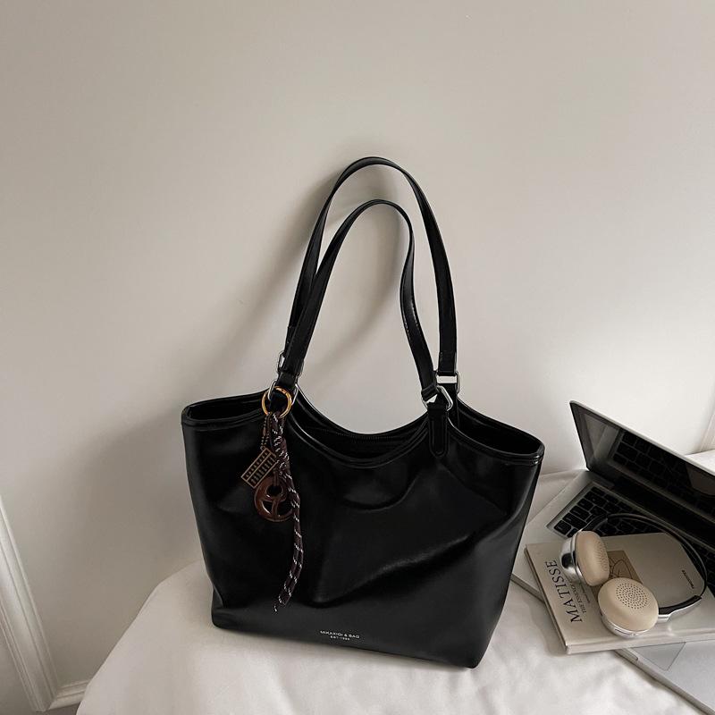 2025 new niche versatile large-capacity tote bag women's messenger bag class commuter bag shoulder bag handbag