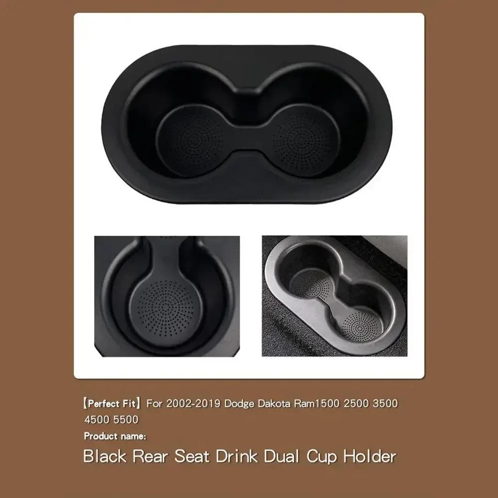 1Pc Car Seat Cup Holder Car Interior Organiser Storage Cup Holder For RAM 2002-2016 Rear Seat Car Drink Coffee Milk Cup Holder