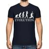 Cricket Player Evolution Of Unisex Men's T-shirt Cricket Bat