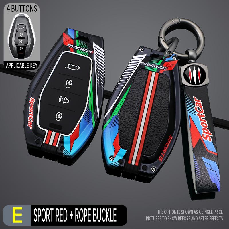 Car Key Bag Protective Shell Fob For Chery Jetour X70 X90 X95 Plus Zinc Alloy Car Key Decoration Shell Accessorie
