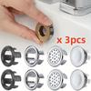 3pcs Sink Drain Ring Bathroom Sink Strainer Kitchen Water Filter Ring Anti Clogging Sink Accessory