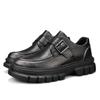 Derby Men's Leather Shoes Classic Versatile British Design Styles Outdoor Street Daily Business Office Quality Thick Soled Shoes