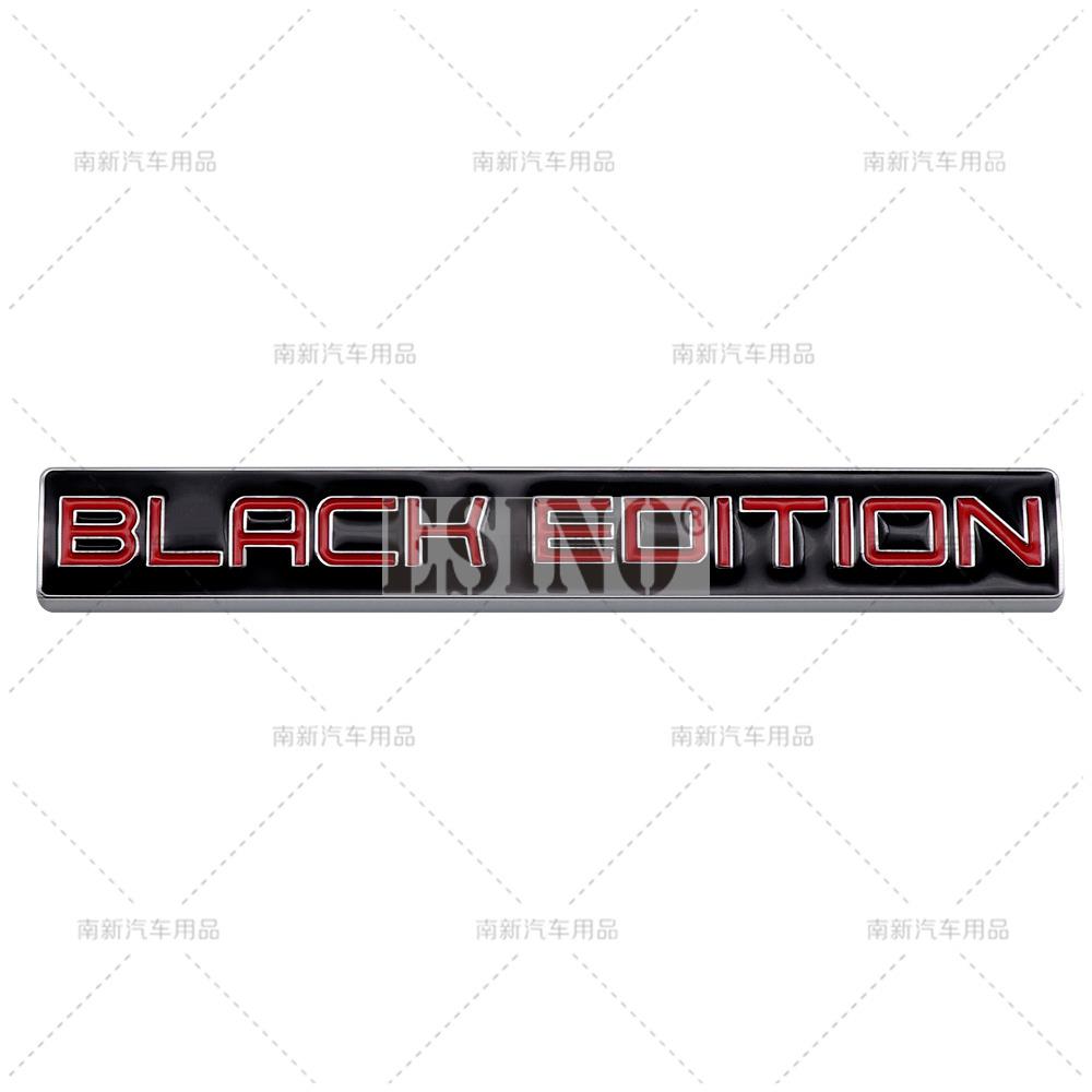 

Car Styling 3D Black Edition Decorative Metal Adhesive Emblem Rear Trunk Badge Fender Sticker Body Decal Car Accessories