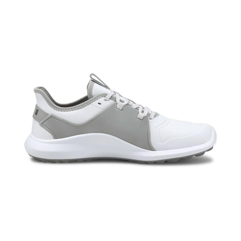 Golf Spikeless Shoes Ignite FASTEN8 Pro Puma Rise cm 3E [PUMA] Men's White/Puma Silver/High 27.0