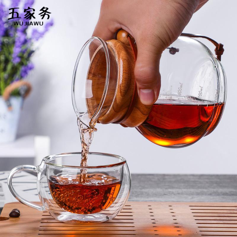 Glass coffee maker Sharing pot Ice dripping pot Cold brew coffee maker Household graduated cup Cold brew pot