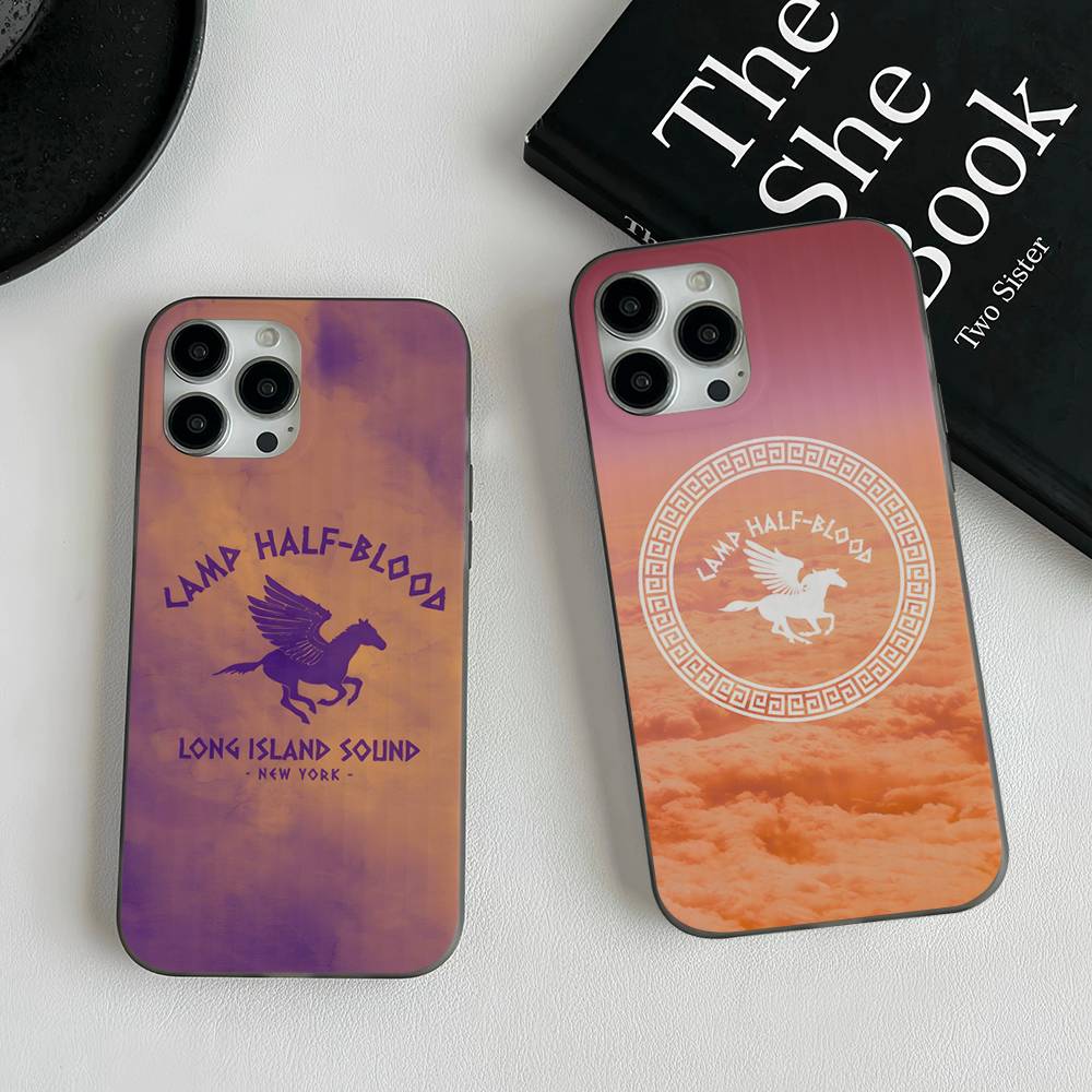 Camp Half-Blood For IPhone 17 16 15 14 13 12 11 Pro Max Plus Pro Clear Phone Cover Non-Slip Shell