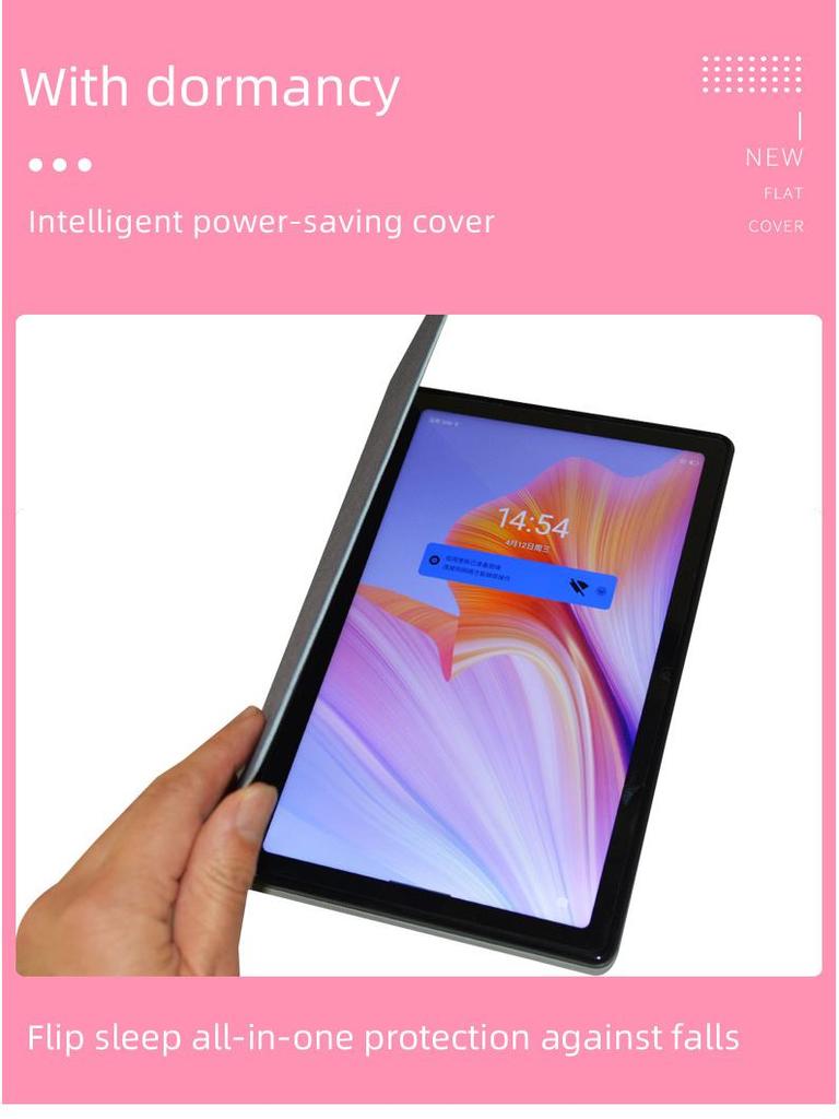 Blackview Tab11SE Leather Case: Multi-Angle Stand, Soft Shell Protective Cover for Tab11.