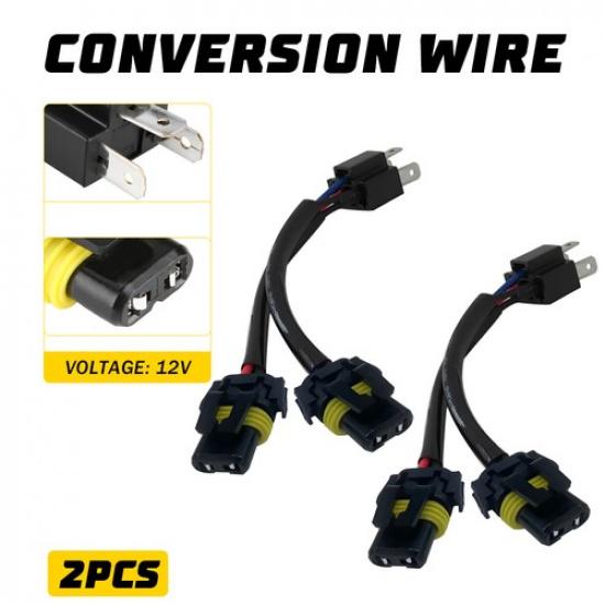 Conversion Wire H6054  H5054 H6054 H6054C1 Two Harness Head Light Bulb Adapter