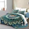 Mandala Floral 3D Printed Bedding Cover Pillowcase Elegant Bohemian Style Duvet Cover For Teens Adults Polyester Quilt Cover
