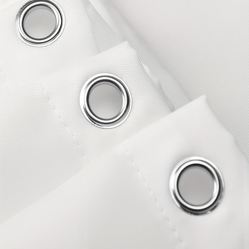 Multi-style Shower Curtain With Hooks Easy Clean Waterproof Simple Install For Home Hotel Rental Bathroom