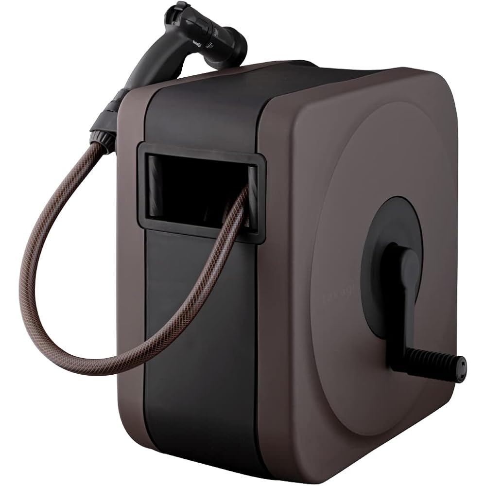Takagi (Takagi) Hose Hose Reel BOXY NEXT (brown, 30m)