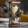 New Large Hourglass Timer 60 Minute, Metal Sand Timer Sandglass Clock,Time Management Tools for Kitchen Home Office Desk Decor