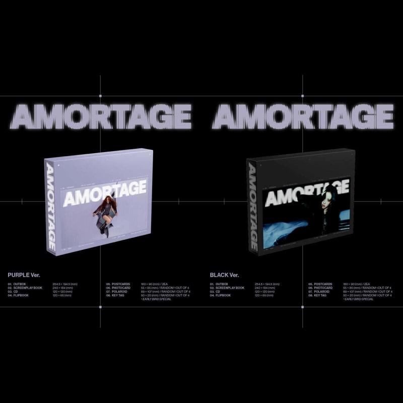 

JISOO - JISOO Mini Album [AMORTAGE] EXCLUSIVE EDITION [2 types SET]