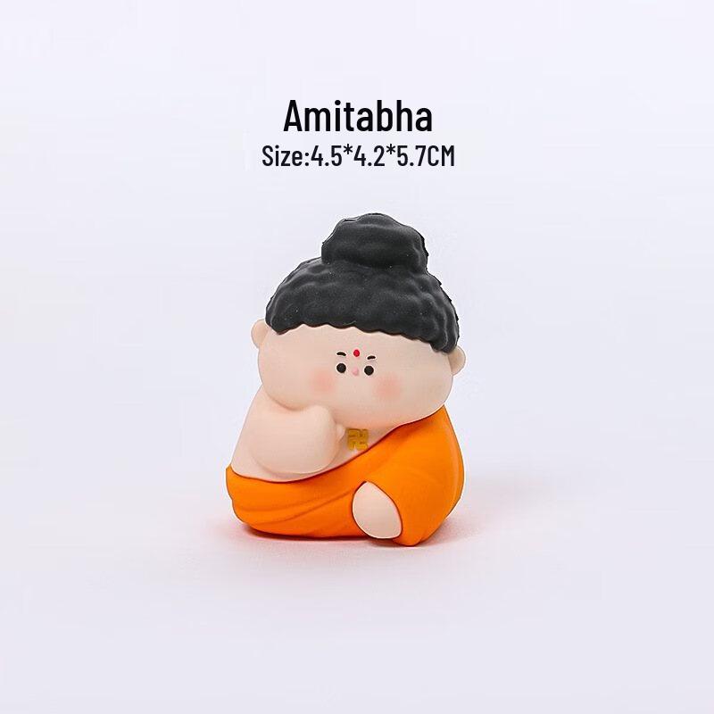 

Cute Handmade Amitabha Buddha Desk Ornaments (2-Pack)