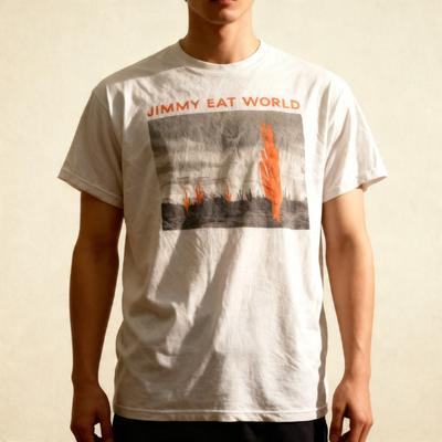 Jimmy Eat World Band White Cactus Adult Tee Unisex Cotton Shirt