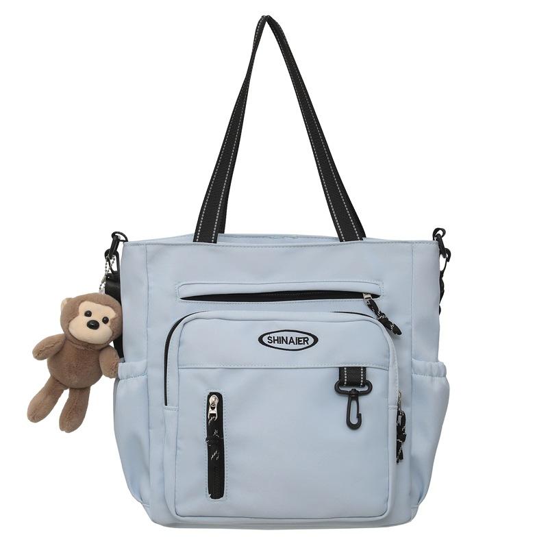 College Messenger Bag Studentische Umhängetasche für den Unterricht Große Kapazität Tragetasche