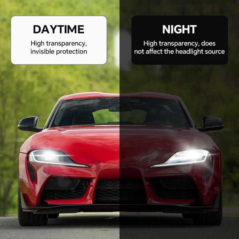 For Toyota GR SUPRA - Car Headlight Rearview TPU Protection Film Pre-cut PPF Clear Bra Anti-scratch Resistant Invisible