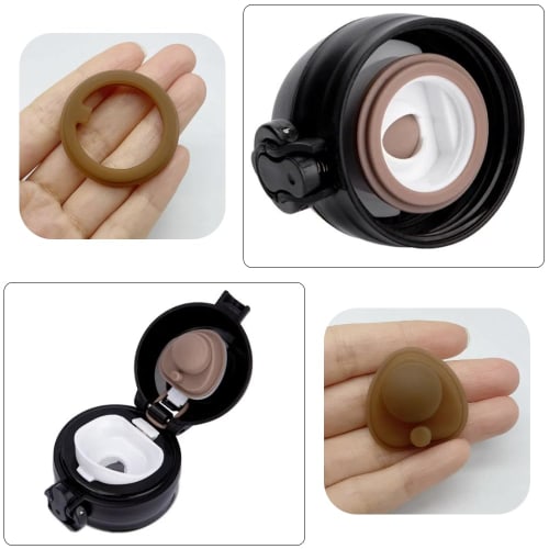 Jravezt Thermos Replacement Parts, Set of 2 JNL Water Bottle Rubber Gaskets, Replacement Lid Parts, B-004643 (A)