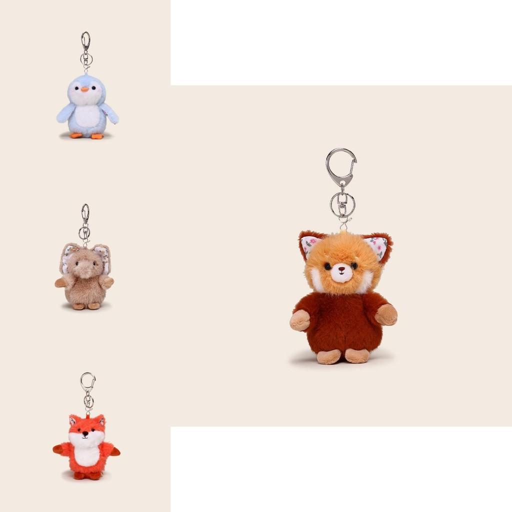 Otter Penguin Sheep Bear Plush Animal Keychain With Cartoon Design For Bag Decoration And Gift