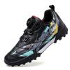 Kids Sneakers Children's Soccer Shoes Non-slip Boys Girls Football Boots Outdoor Ultralight Soccer Trainers Leather Futsal Shoes