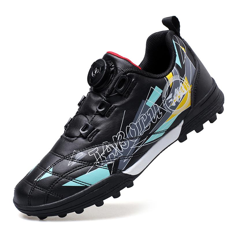 Kids Sneakers Children's Soccer Shoes Non-slip Boys Girls Football Boots Outdoor Ultralight Soccer Trainers Leather Futsal Shoes