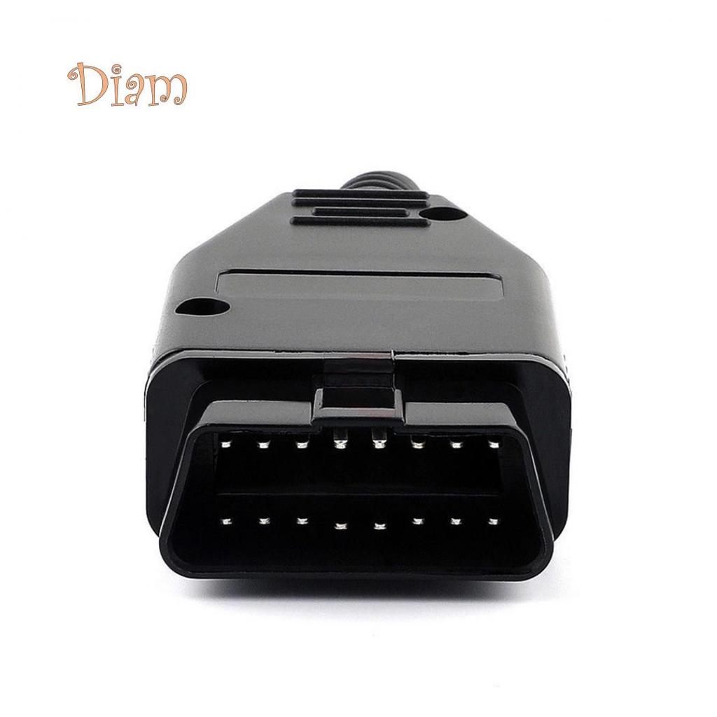 B-Bay Durable 16 Pin Male Shell Diagnostic Adaptor Cable OBD2 Connector Plug Auto Tool Accessories