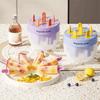 Easy To Release 6 Grid Ice Cream Mold Plastic Ice Lolly Mold Durable Ice Candy Maker  Milk