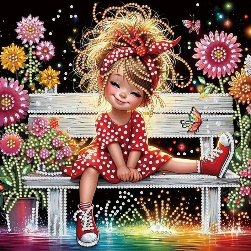 Diamond Painting, Special-Shaped Diamond Painting, Handmade Sticker Material Package 30 * 30 Diamond Sticker Diy Decorative Painting Cross-Border