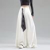 Women's Drapey Wide-Leg High-Waisted Slimming Floor-Length Pants - 2026 Spring/Summer Collection