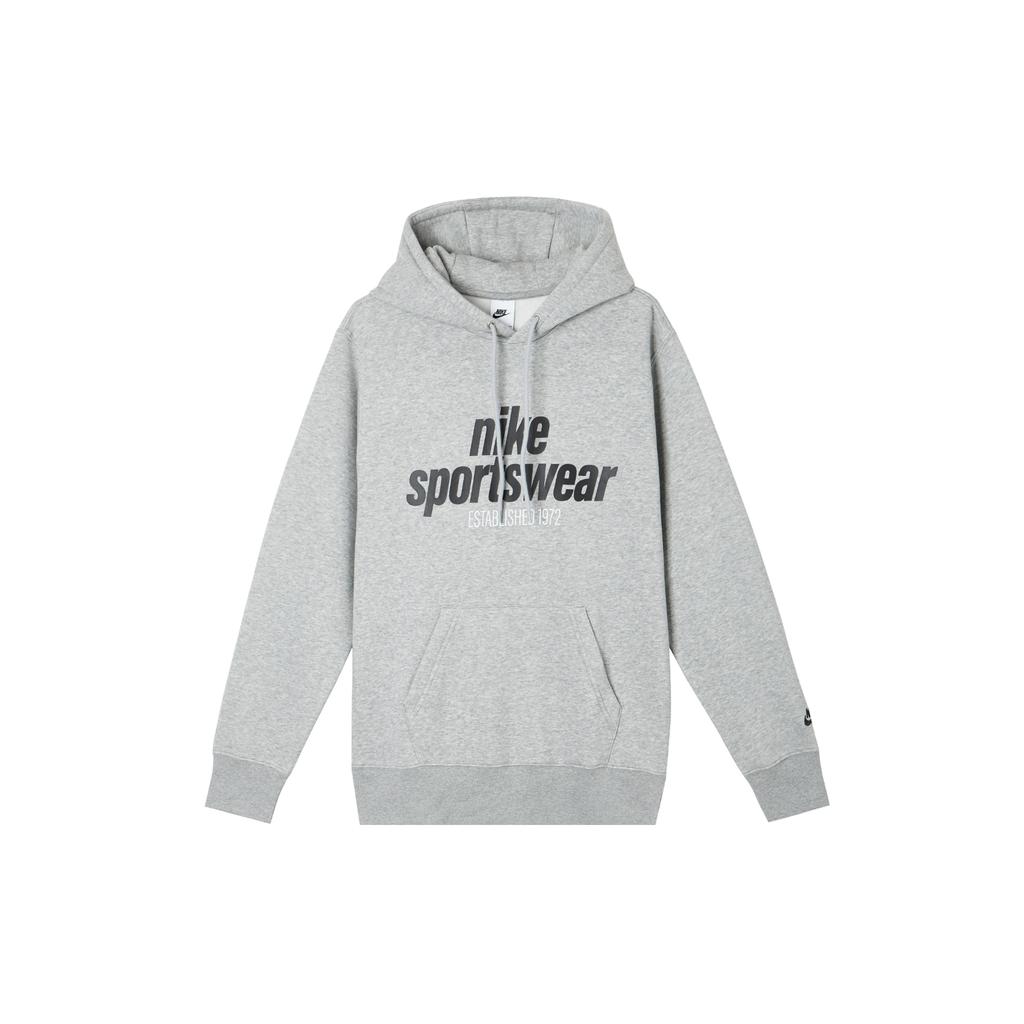 New Nike ClubSportswear FW24 Sweatshirt Men's Gray HJ2160-063
