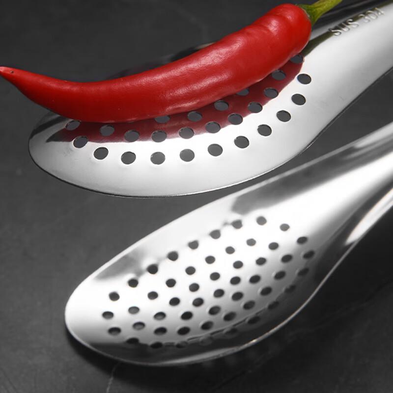 5-Zoll 304 Edelstahl Perforierte Lebensmittelzange