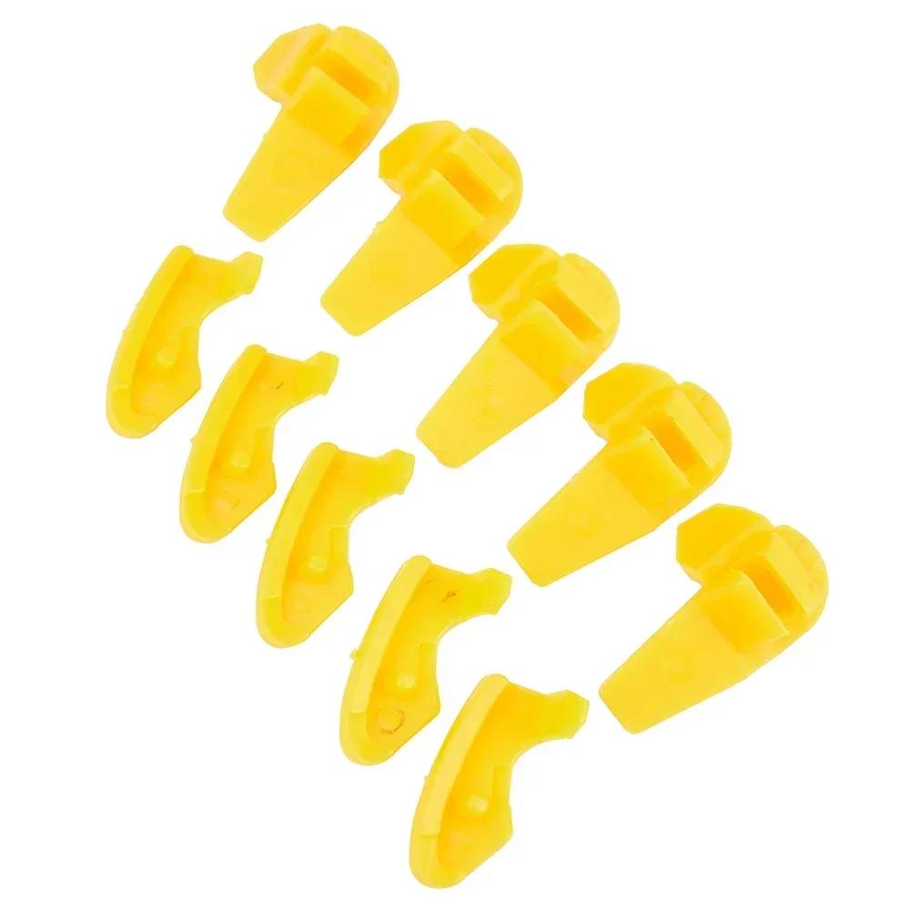 Auto Tire Changer Nylon Yellow Insert Rim Protectors For Metal Mount Head Duck Head Fits Motorcycle ATV Vehicle Accessories