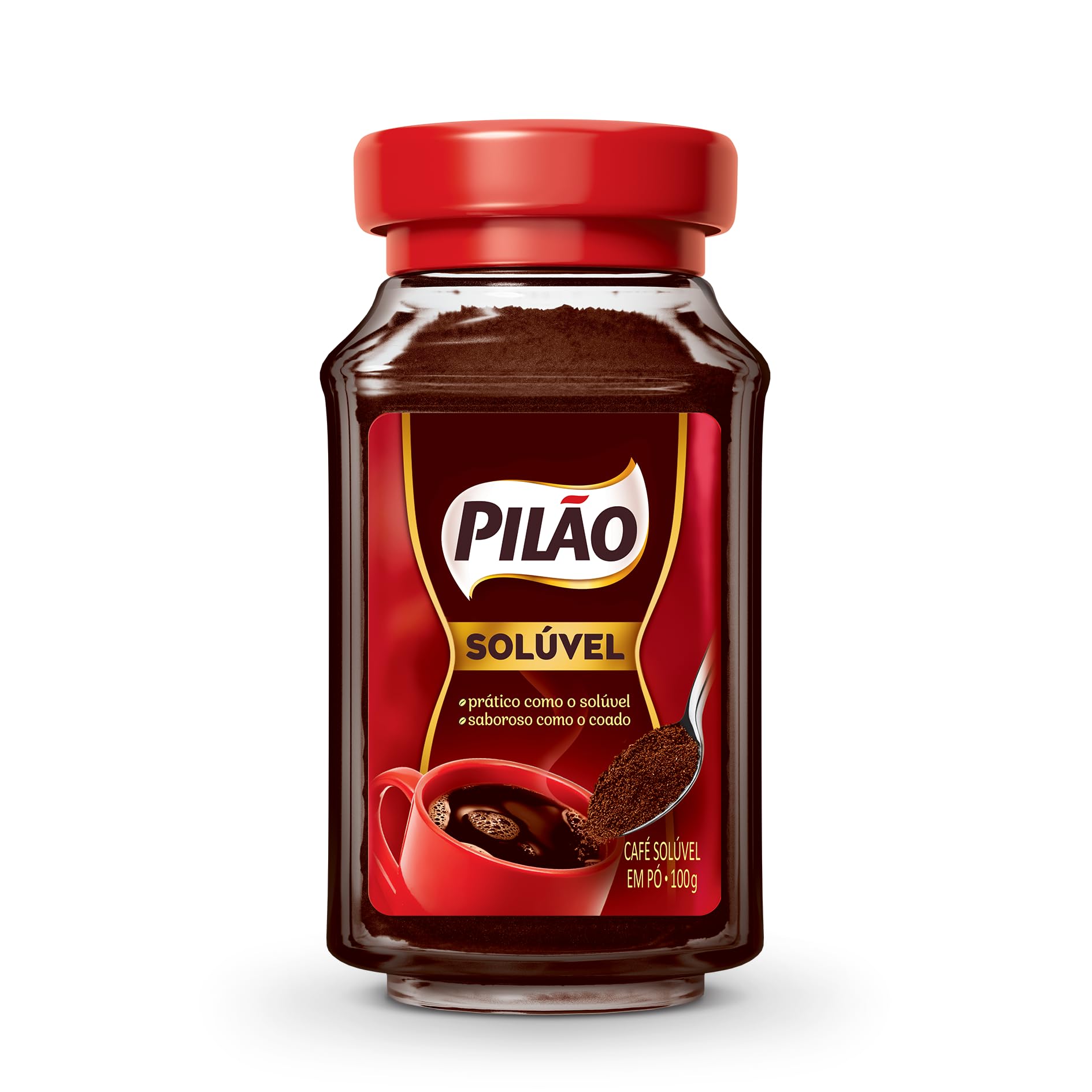 

Растворимый кофе в банке 100 г Сделано в Бразилии Café Pilão Solúvel