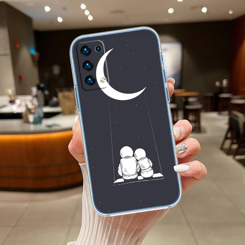 Astronaut Space Moon Phone Case for Motorola G14 G15 G24 G30 G31 G32 G34 G41 G42 G51 G52 G50 G60S G60 G62 G72 G71 G73 G84 G85 G200 E32