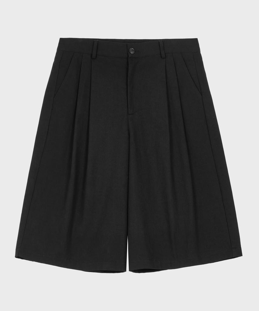 GLW Cotton Bermuda Pants Black